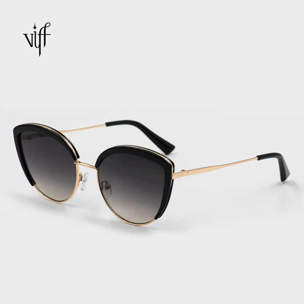 VIFF HM18257 Metal Gradient Retro Half Rim 2020 Oversize Cat Eye 2021 OEM Women Sunglasses, Custom colors
VIFF HM18257 Metal Gradient Retro Half Rim 2020 Oversize Cat Eye 2021 OEM Women Sunglasses, Custom colors