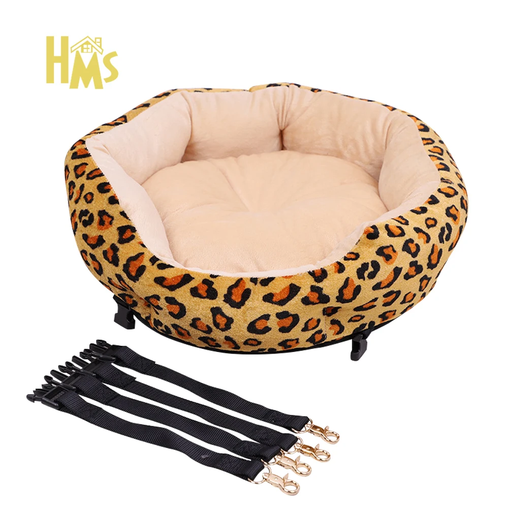 HMS Cat Hammock Wholesale Custom Indoor Designer Warm Soft Luxury Leopard Pet Cat Hanging Bed Sofa With 4 Slings
HMS Cat Hammock Wholesale Custom Indoor Designer Warm Soft Luxury Leopard Pet Cat Hanging Bed Sofa With 4 Slings