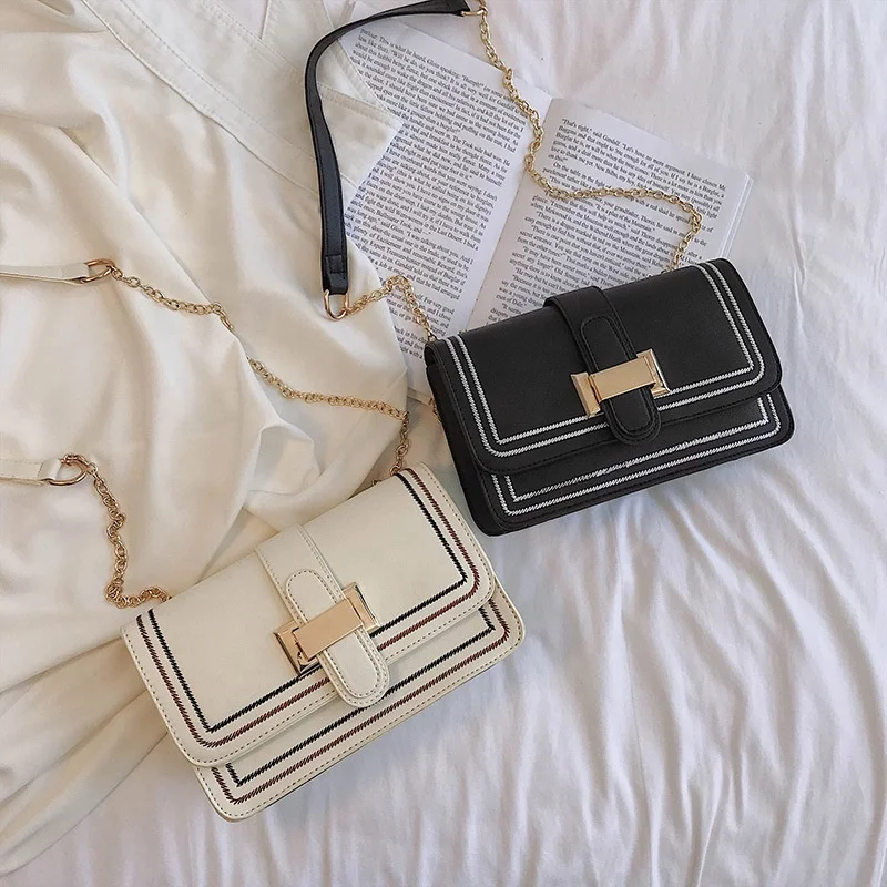 Factory direct sale one-shoulder new women chain messenger bag fashion solid color PU hand bags lady ladies sling bag pouch 
Factory direct sale one-shoulder new women chain messenger bag fashion solid color PU hand bags lady ladies sling bag pouch