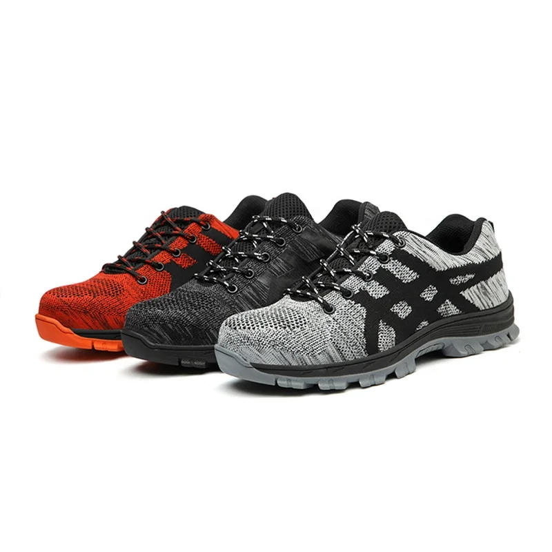 Fly knit breathable safety shoes men work shoes fashionable safety for men active unisex
Fly knit breathable safety shoes men work shoes fashionable safety for men active unisex