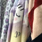100% polyester knitted custom double-side printed polyester flannel plaid fleece fabric