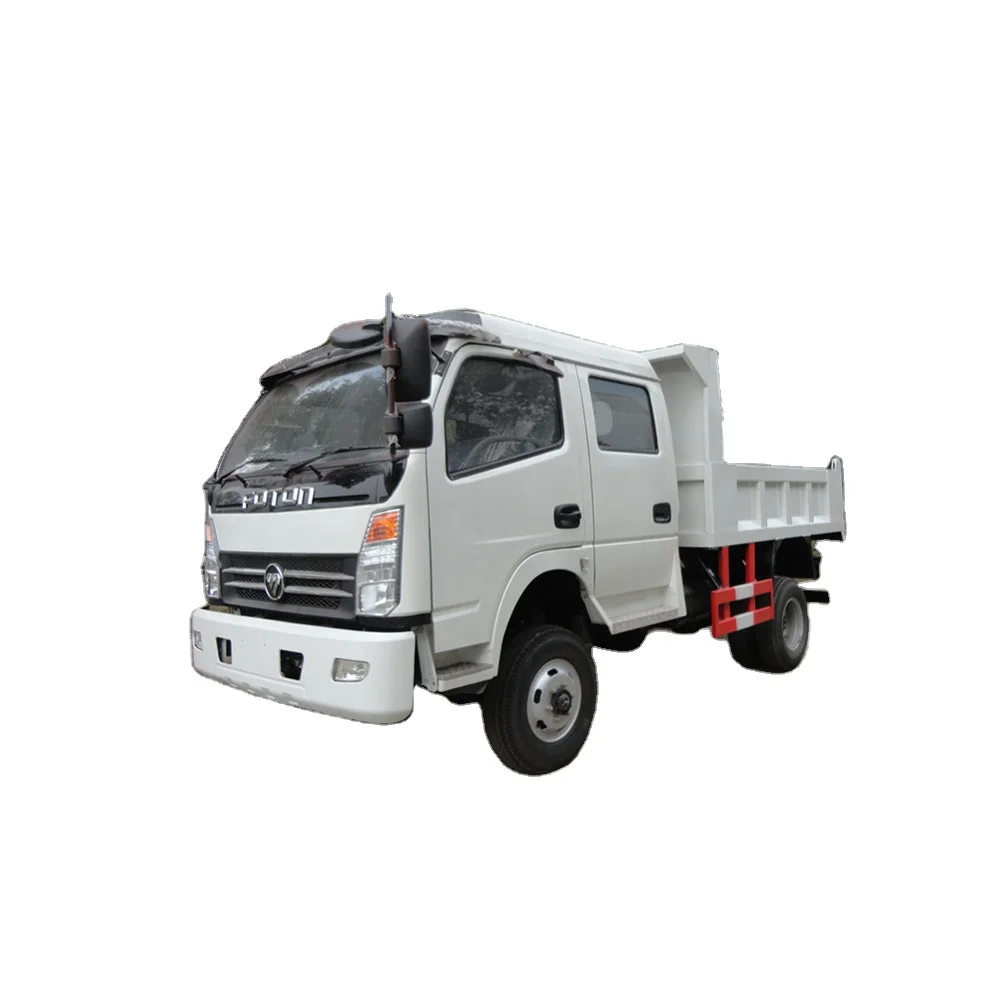 Cheap price 8t forland 4x4 tipper truck, mini dump trucks for sale, Foton double cabin tipper truck price