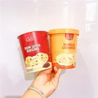 Pe Paper Fan Youchuang Personalized Frozen Yogurt Pe Coated Paper Fan For Ice Cream Paper Cup