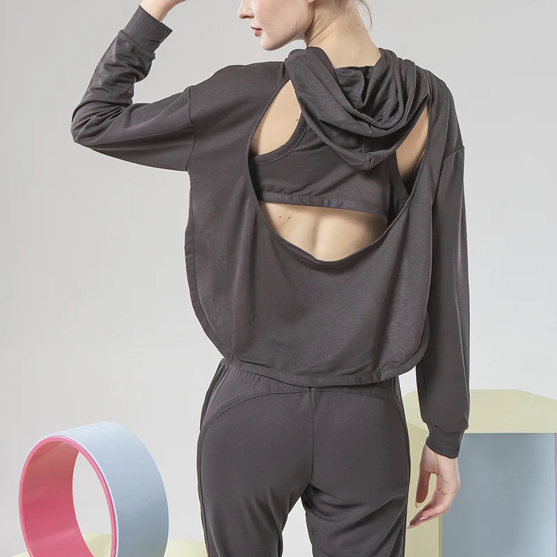 Plus Size Loose Outdoor Running Hoodie Croptop Long Sleeves Workout Fitness Tops For Women Sexy Hollow Out Sport Shirts, Customized colors
Plus Size Loose Outdoor Running Hoodie Croptop Long Sleeves Workout Fitness Tops For Women Sexy Hollow Out Sport Shirts, Customized colors