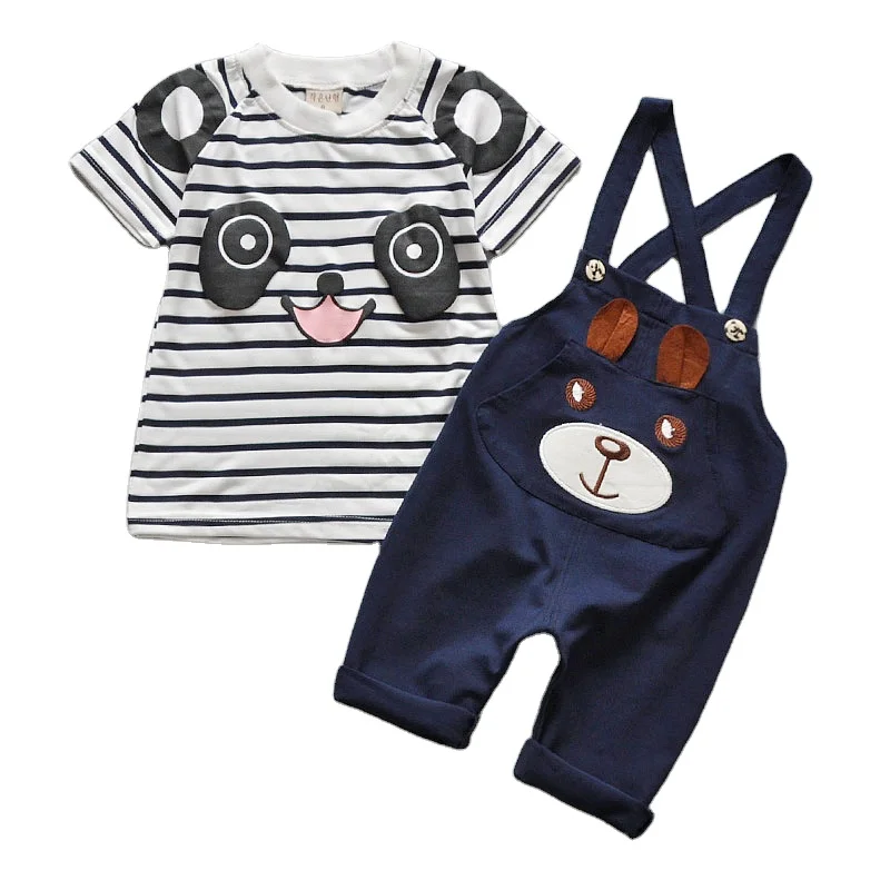 Popular latest comfortable cartoon bear stripe long sleeve solid color suspenders bulk wholesale kids clothing children clothes
Popular latest comfortable cartoon bear stripe long sleeve solid color suspenders bulk wholesale kids clothing children clothes