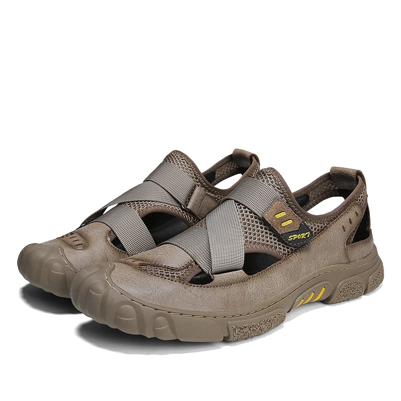High Quality Flat Breathable Rubber Sole Sneakers Men's Casual Slippers Sandals
High Quality Flat Breathable Rubber Sole Sneakers Men's Casual Slippers Sandals