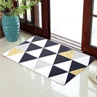 Heat resistant waterproof oil proof 1 piece pvc kitchen floor slip door mat