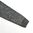 Leadown OEM 2020 Custom Logo Pullover Knit Men Sweaters With Zipper Collar