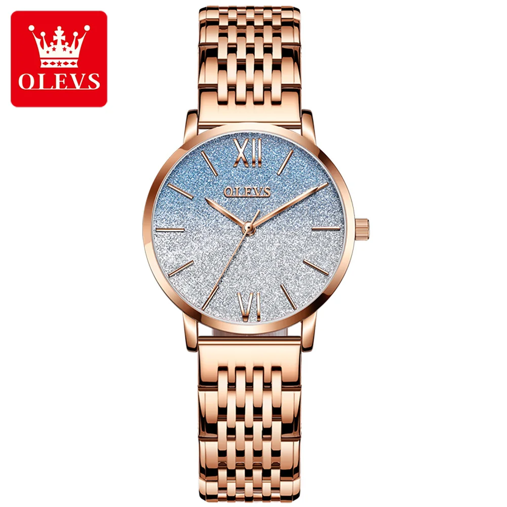 6893 OLEVS Brand Women Quartz WristWatch Cheap Prices Logo Steel Mesh Waterproof Watch For Women
6893 OLEVS Brand Women Quartz WristWatch Cheap Prices Logo Steel Mesh Waterproof Watch For Women