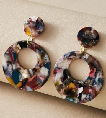 Kaimei 2020 New fashion wholesale jewelry round acrylic stud earrings women acetate plate acrylic dangle drop earrings for women, Many colors fyi
Kaimei 2020 New fashion wholesale jewelry round acrylic stud earrings women acetate plate acrylic dangle drop earrings for women, Many colors fyi