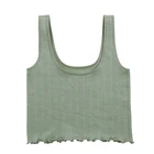 Vest Casual Newest Custom Round Neck Vest Top Women Casual Vest Girls Sleeveless Soft Tank Top