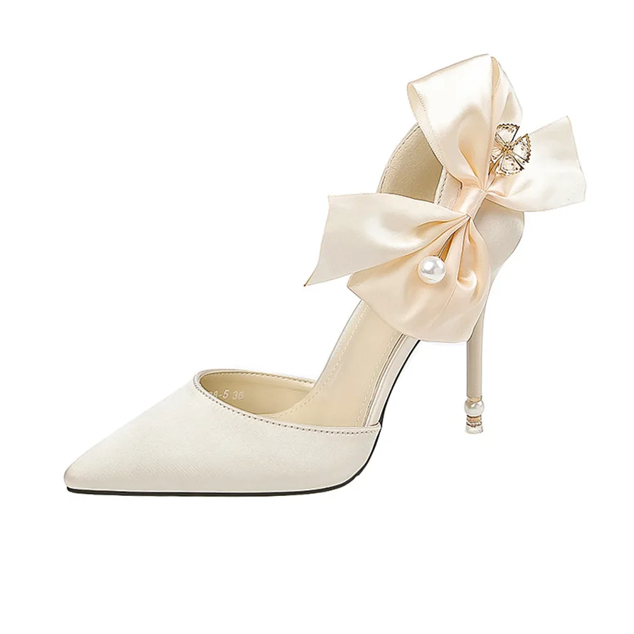 Amazon AliExpress Hot Selling Casual Ladies High Heels Candy Color Bow Pearl Pointed Toe Women Shoes Pumps
Amazon AliExpress Hot Selling Casual Ladies High Heels Candy Color Bow Pearl Pointed Toe Women Shoes Pumps