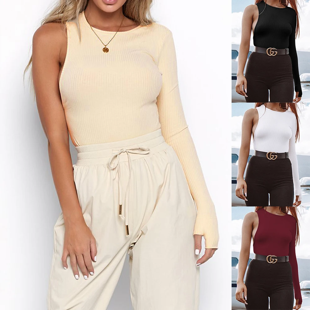wholesale ladies tank top long sleeve o neck solid jumpsuit cotton one shoulder slim fit sexy bodysuits for women
wholesale ladies tank top long sleeve o neck solid jumpsuit cotton one shoulder slim fit sexy bodysuits for women