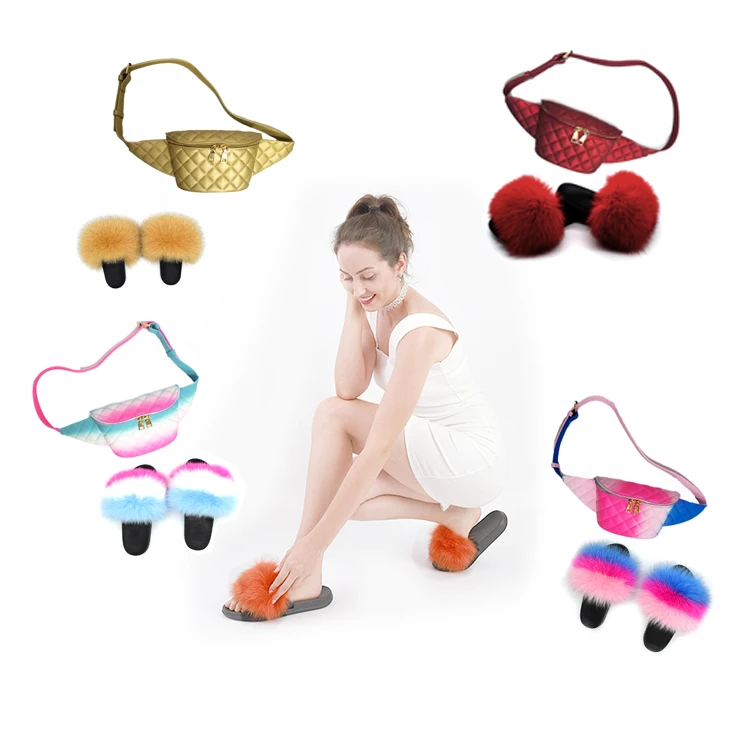 Summer design Multicolor Fur Slippers Set Bag&Rainbow Sandals With Jelly Purse
Summer design Multicolor Fur Slippers Set Bag&Rainbow Sandals With Jelly Purse