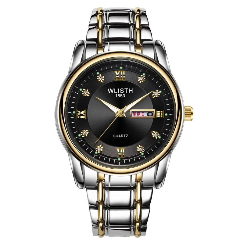 Custom LOGO Diamond Metal Business Wrist Watch Fashion Quartz Men Watch Stainless Steel Mens Luxury Watch
Custom LOGO Diamond Metal Business Wrist Watch Fashion Quartz Men Watch Stainless Steel Mens Luxury Watch
