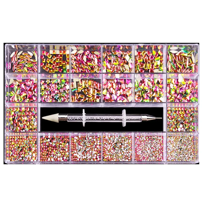 2021 High Quality 3D Finger Nail Art Supplies DIY Nail Rhinestone Set Nail accessories, 8 colors
2021 High Quality 3D Finger Nail Art Supplies DIY Nail Rhinestone Set Nail accessories, 8 colors