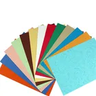 Leather grain binding paper A4 size embossed paper mixed 15 color packing 100 sheets per pack