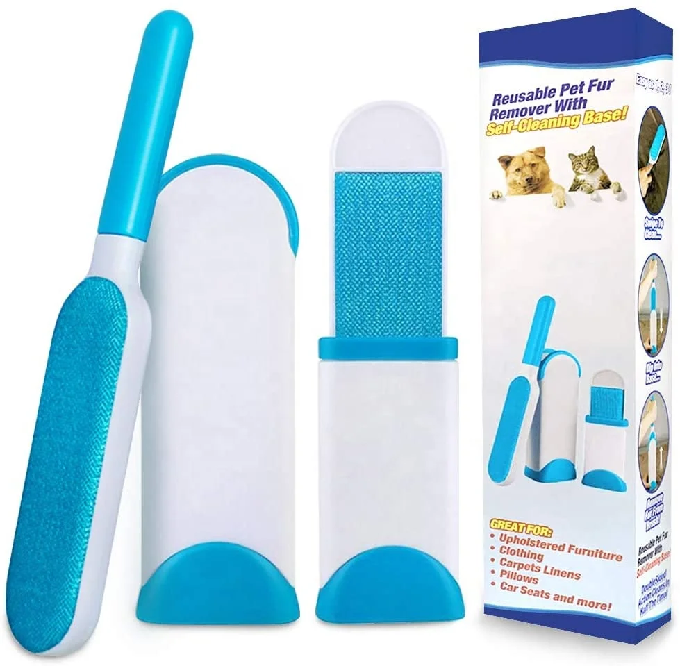 Biumart Pet Hair Remover Lint Brush Dog Cat Animal Fur Remover Lint Brush with Double Sided Self Cleaning Efficient for Clothing
Biumart Pet Hair Remover Lint Brush Dog Cat Animal Fur Remover Lint Brush with Double Sided Self Cleaning Efficient for Clothing