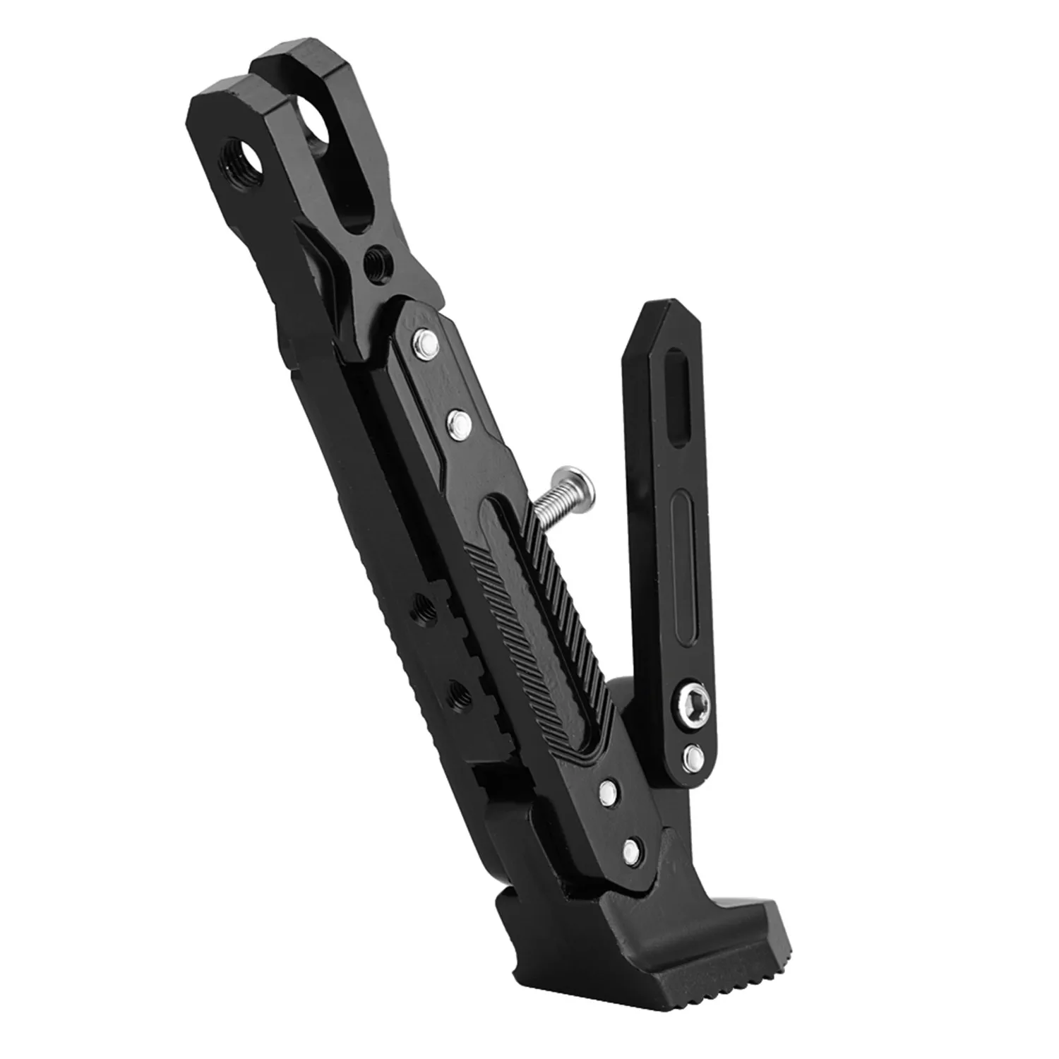 Aluminum alloy motorcycle universal foot bracket electric vehicle retractable adjustable support, Silver black red blue orange gray purple
Aluminum alloy motorcycle universal foot bracket electric vehicle retractable adjustable support, Silver black red blue orange gray purple