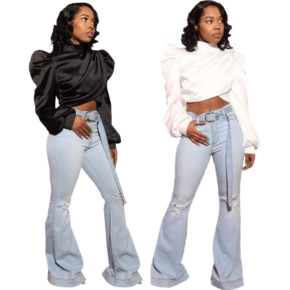 Flare Jeans For Women Vintage Mom Jeans High Waist Bell Bottom Jeans Fall Ripped Women Clothes Denim Pants(Including Belt)
Flare Jeans For Women Vintage Mom Jeans High Waist Bell Bottom Jeans Fall Ripped Women Clothes Denim Pants(Including Belt)