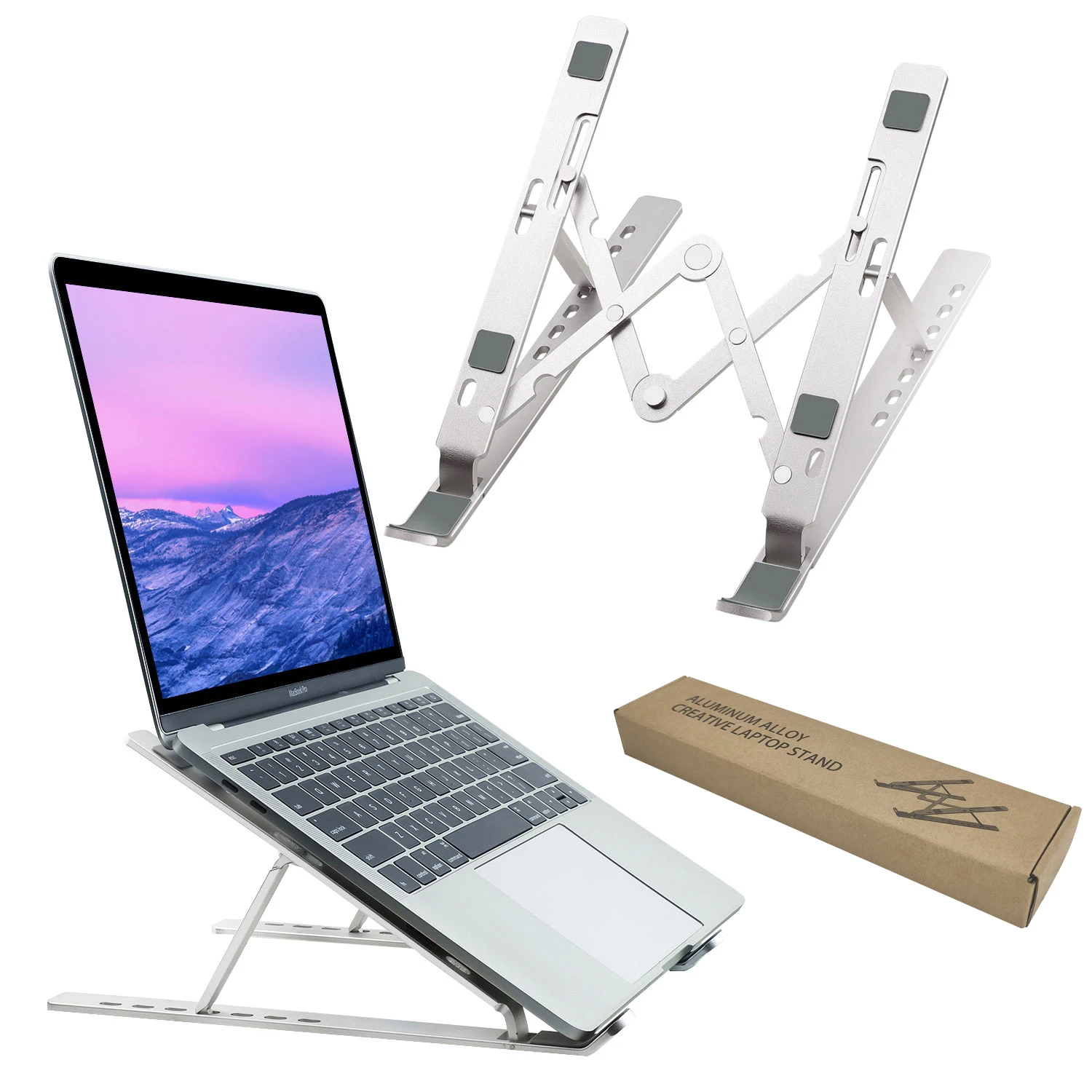 Laptop Stand Aluminum Foldable Adjustable Height Size Portable Aluminum Alloy Desk Laptop Notebook Holder Stand
Laptop Stand Aluminum Foldable Adjustable Height Size Portable Aluminum Alloy Desk Laptop Notebook Holder Stand