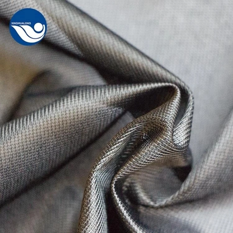 Changxing 100 Polyester tricot fabric velour mercerized cloth with soft hand feeling for garments
