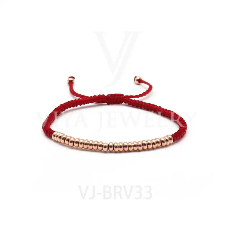 Viya Jewelry Handmade Macreme Red and Gold Stainless Steel Beads Bracelet with Special Nylon Rope
Viya Jewelry Handmade Macreme Red and Gold Stainless Steel Beads Bracelet with Special Nylon Rope