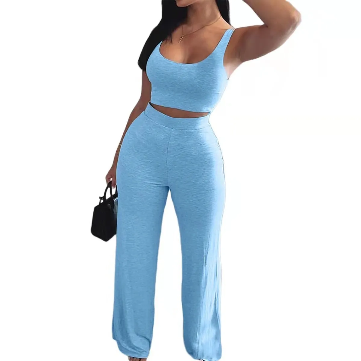 jogging sports two-piece suit sleeveless crop top summer women 2 trousers pants two piece set two piece pants set casual and top
jogging sports two-piece suit sleeveless crop top summer women 2 trousers pants two piece set two piece pants set casual and top