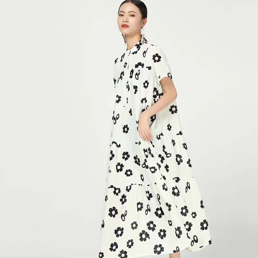 China Manufacturer Top Quality Fashion Clothes Women Casual Female Fashion Printed Ladies Maxi Dresses, Black,white
China Manufacturer Top Quality Fashion Clothes Women Casual Female Fashion Printed Ladies Maxi Dresses, Black,white