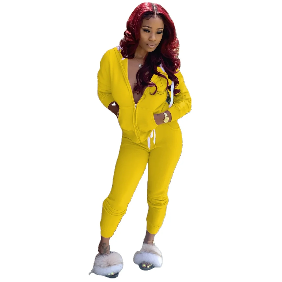 New product ideas 2021 High Quality 2 Piece Set Women's Solid Color Clothing Ladies Sports Suits, Picture shows
New product ideas 2021 High Quality 2 Piece Set Women's Solid Color Clothing Ladies Sports Suits, Picture shows