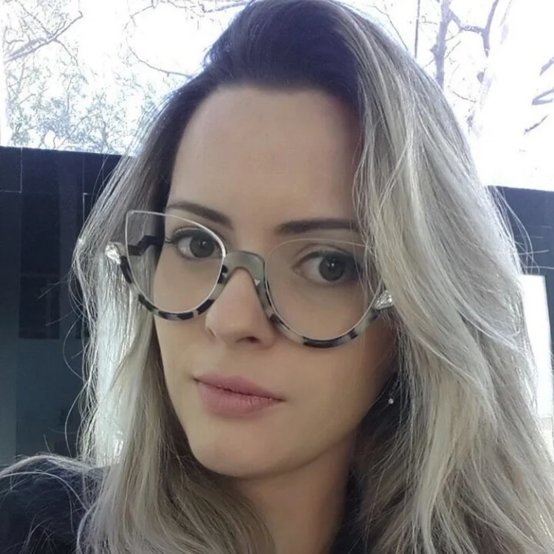Sunbest 97174 Fashion Semi Rimless Anti Blue Light Eyeglasses Frames Women Vintage Cat Eye Bling Rhinestone Optical Glasses
Sunbest 97174 Fashion Semi Rimless Anti Blue Light Eyeglasses Frames Women Vintage Cat Eye Bling Rhinestone Optical Glasses
