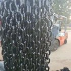 22*86mm Standard Blacken Painted Welded Alloy Steel Round Link Grade C Mining Conveyor Chain