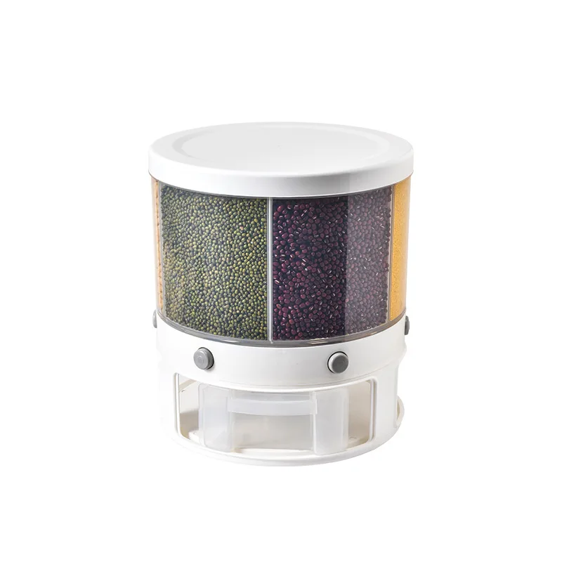 360 Degree Rotate Container For Grain Rice Damp-proof Rice Bucket Kitchen Wall Mounted Grain Storage Box Dispenser
360 Degree Rotate Container For Grain Rice Damp-proof Rice Bucket Kitchen Wall Mounted Grain Storage Box Dispenser