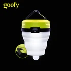 Goofy 7 Colors Portable Camping Lamp Mini Floding LED Tent Light