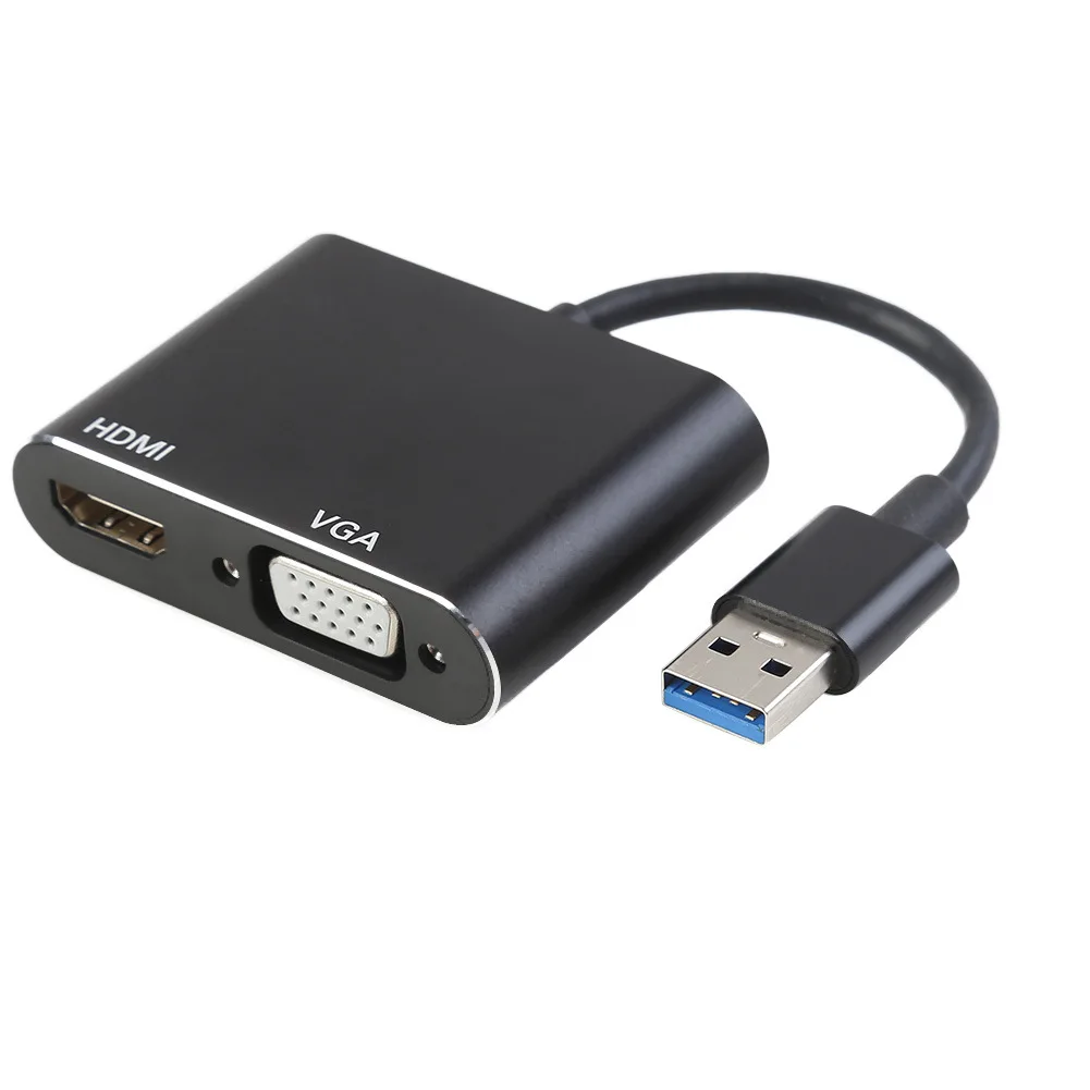 DP Typec USB C to HDMI-compatible VGA PD USB HUB Adapter for computer and mobile phone, Black
DP Typec USB C to HDMI-compatible VGA PD USB HUB Adapter for computer and mobile phone, Black