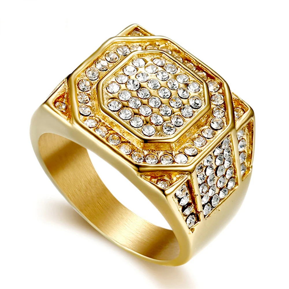 Yale Jewelry Iced Out Bling CZ Gold Plated Stainless Steel Hip Hop Luxury Men's Ring
Yale Jewelry Iced Out Bling CZ Gold Plated Stainless Steel Hip Hop Luxury Men's Ring