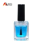 Factory supply 13ml empty glass nail polish bottle with cap and brush manufacturer