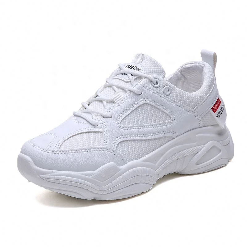 2020 New design women Sneakers students sport shoe version base thick bottom small white causal shoes with high quality, White+black +pink
2020 New design women Sneakers students sport shoe version base thick bottom small white causal shoes with high quality, White+black +pink