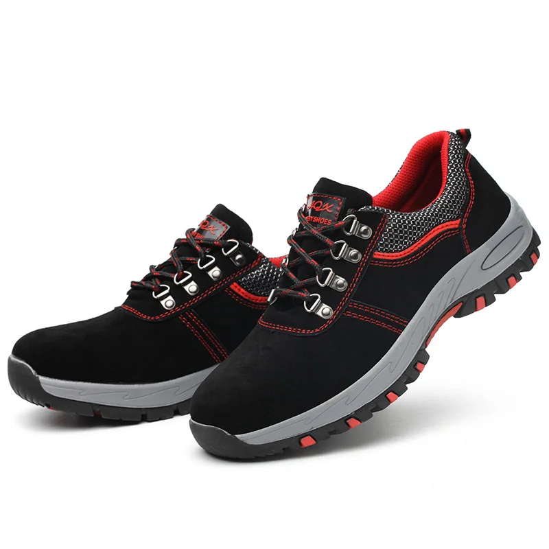 Hiking Boots Sneakers Industrial Construction Composite Steel Toe Cap Breathable Slip Resistant for Men Work Safety Shoes, Black/grey/blue
Hiking Boots Sneakers Industrial Construction Composite Steel Toe Cap Breathable Slip Resistant for Men Work Safety Shoes, Black/grey/blue