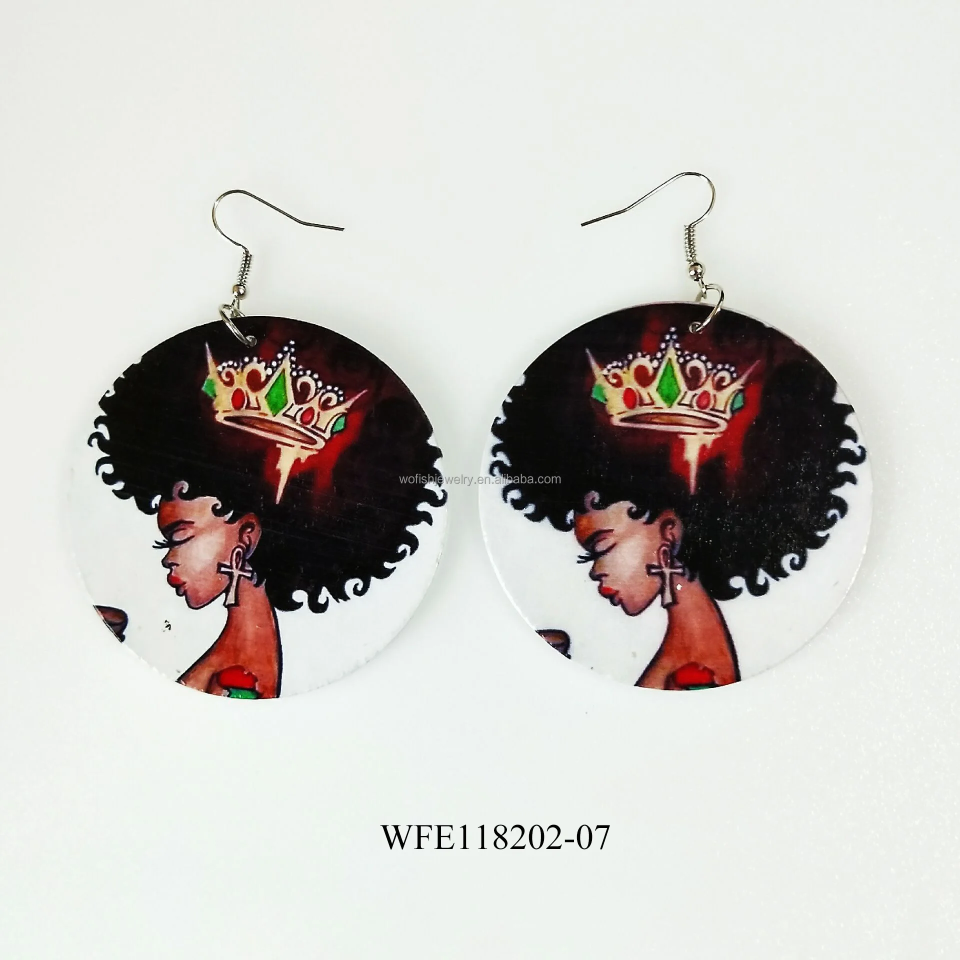 Round African Women Earrings wooden afro Earrings Ethnic Map Queen Style Natural Dangle Drop Earring for Woman, Gold, silver, rose gold
Round African Women Earrings wooden afro Earrings Ethnic Map Queen Style Natural Dangle Drop Earring for Woman, Gold, silver, rose gold