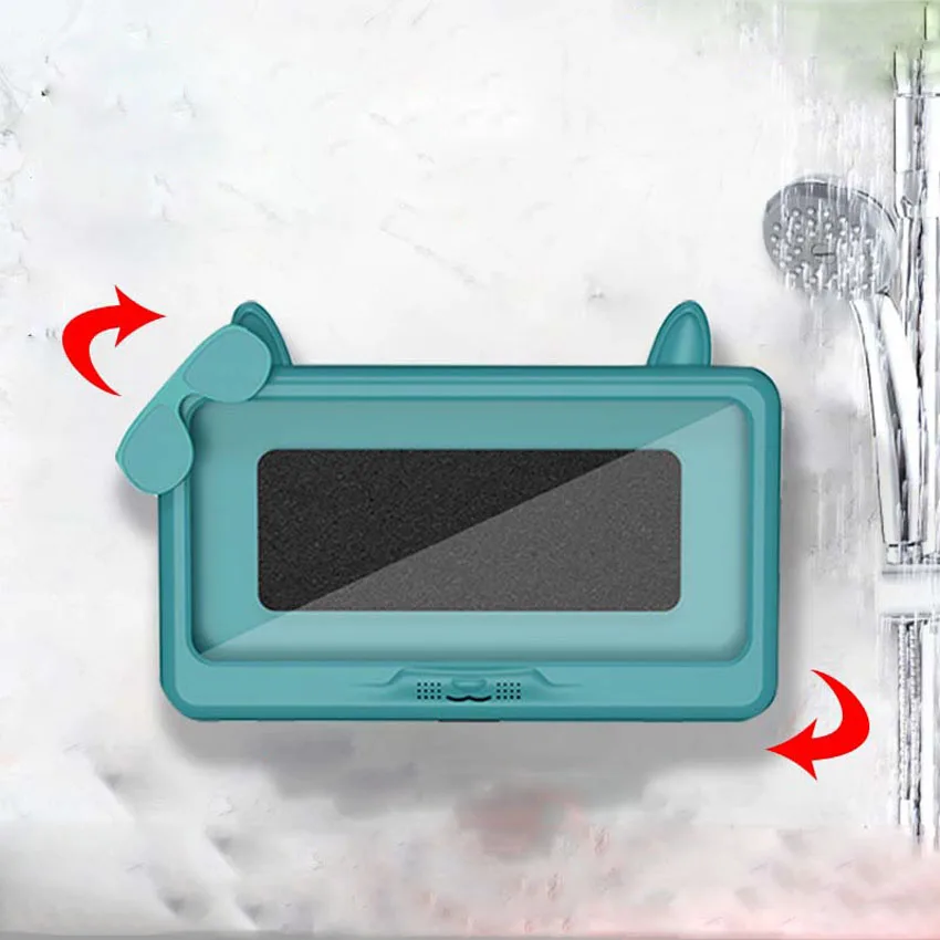 Shower Phone Holder Waterproof Anti-Fog Touch Screen Wall Mount Phone Holder for Shower Bathroom Mirror Bathtub
Shower Phone Holder Waterproof Anti-Fog Touch Screen Wall Mount Phone Holder for Shower Bathroom Mirror Bathtub