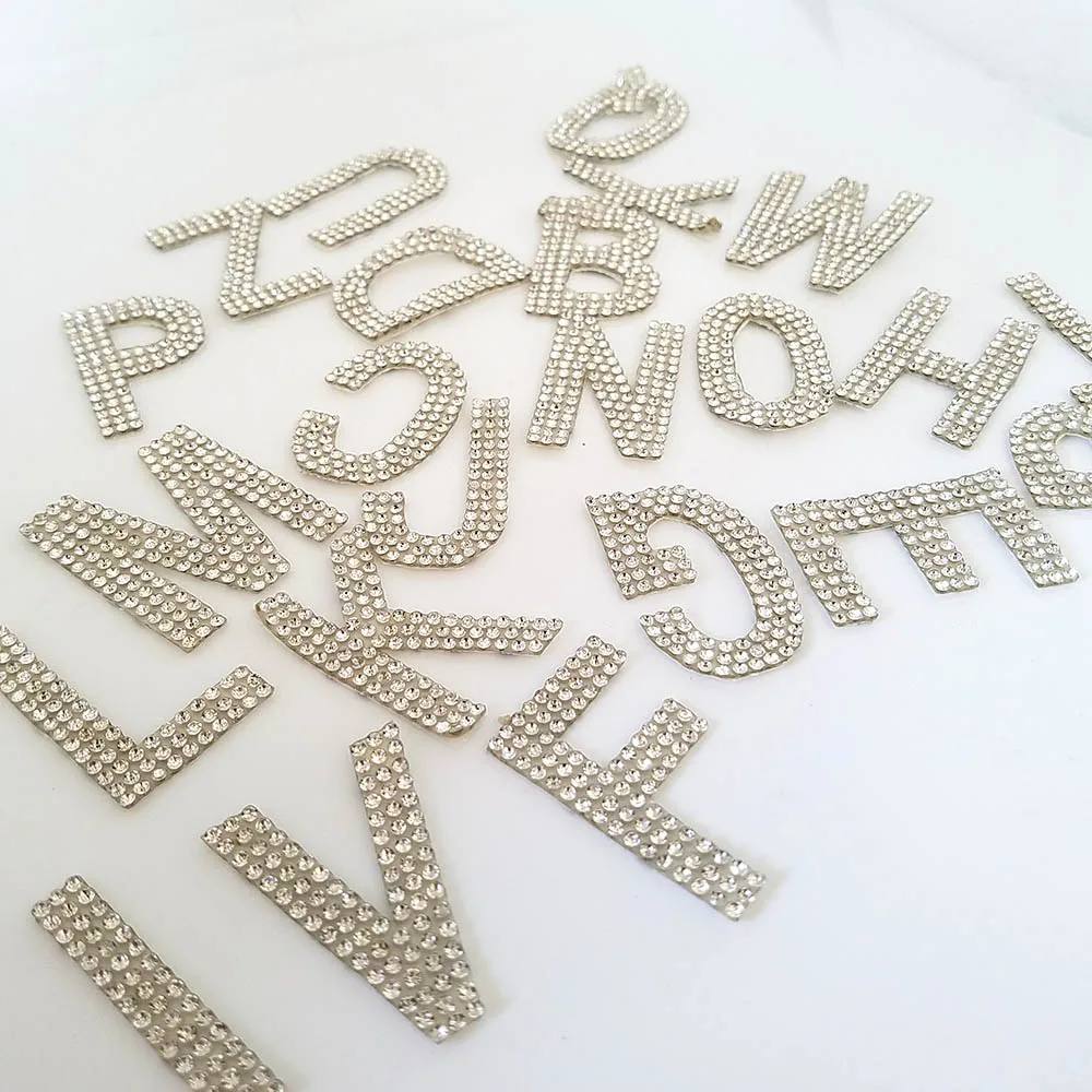 RhineRain Brand Fancy Crystal Rhinestone Letter Applique for Bags Garments Decoration, Custom
RhineRain Brand Fancy Crystal Rhinestone Letter Applique for Bags Garments Decoration, Custom