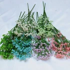 Factory Mini Artificial Baby's Breath Gypsopehila Bush for Wedding Flowers Home Decoration