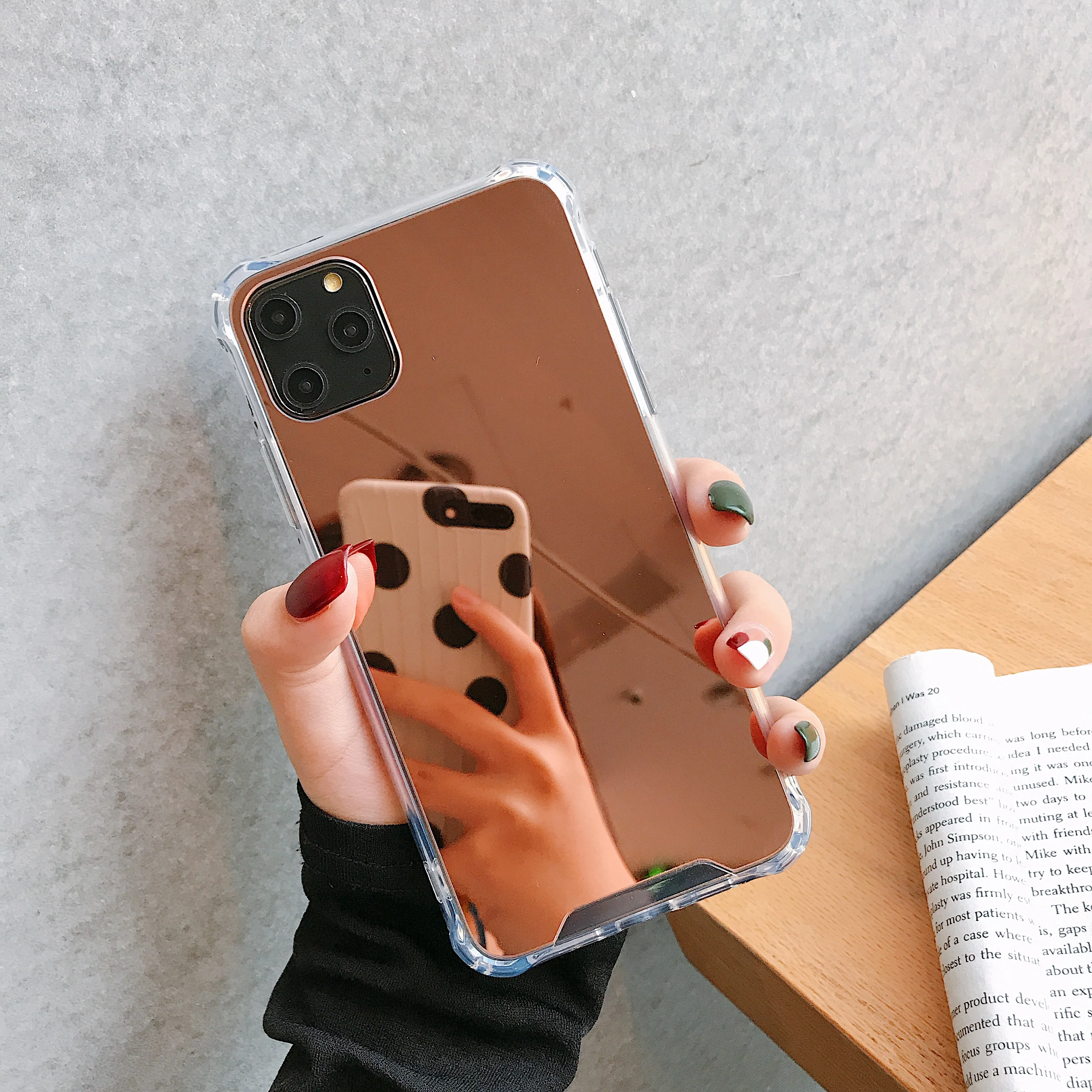 Luxury Plating TPU Mirror Phone Case Cover For iPhone 12 Case Silicon For iPhone 11 Case, Silver, rose gold, gold
Luxury Plating TPU Mirror Phone Case Cover For iPhone 12 Case Silicon For iPhone 11 Case, Silver, rose gold, gold