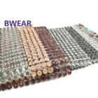 Low Price Silver Champagne Color Crystal Sew Garment 6mm Beads Rhinestone Sheet