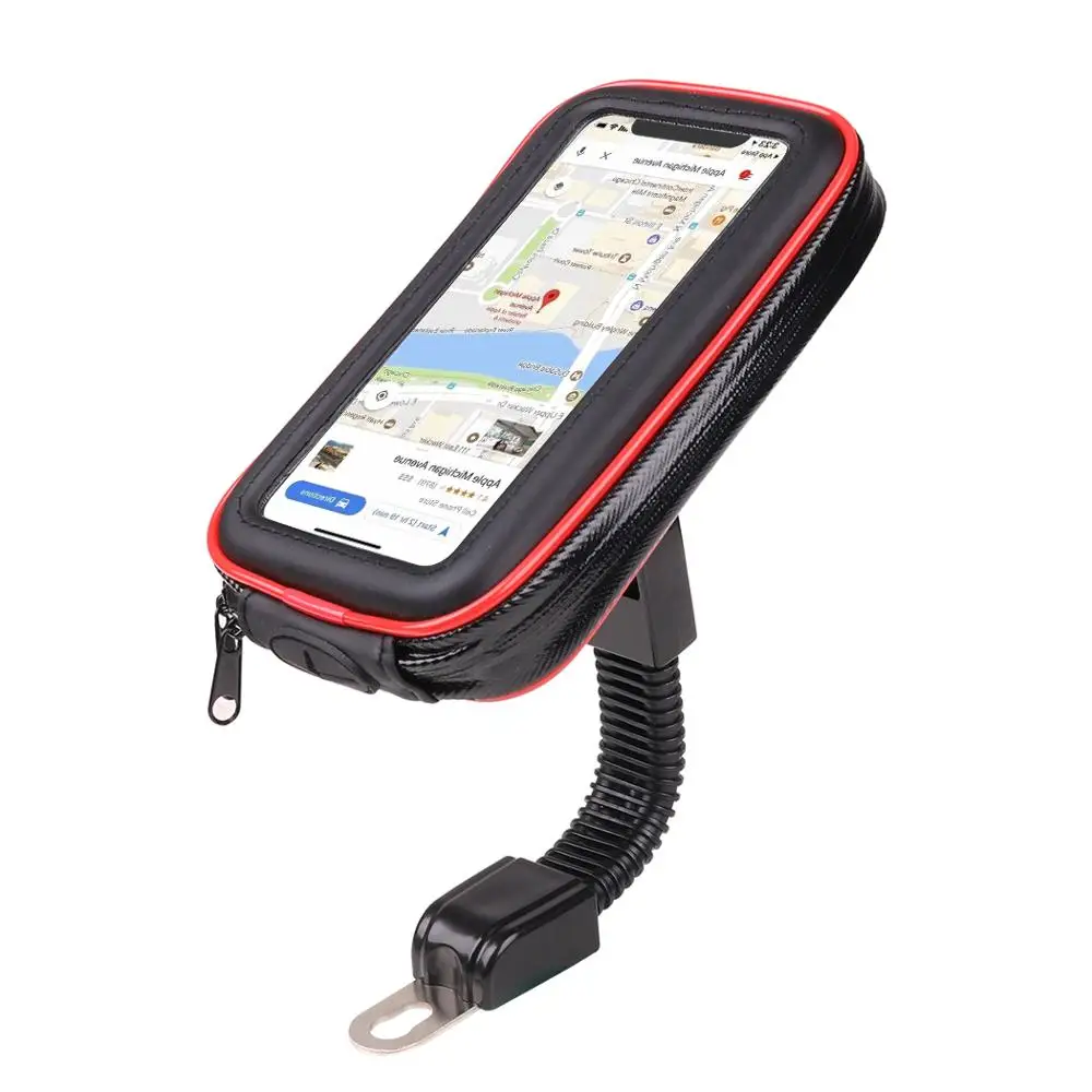 Easy Install Mount 360 Mobile Phone Holder Waterproof Motorcycle Rear View Mirror Phone Holder, Black
Easy Install Mount 360 Mobile Phone Holder Waterproof Motorcycle Rear View Mirror Phone Holder, Black