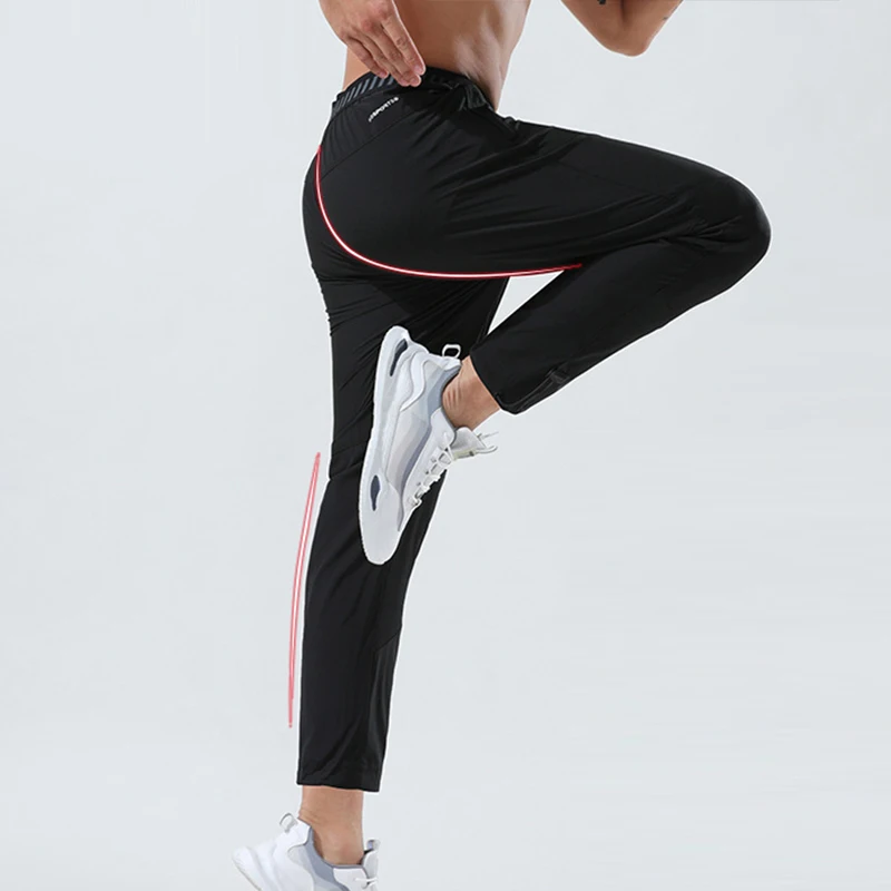 Thin Summer Cool Ice Silk Pants Outdoor Running Quick-drying Sweatpants Elastic Waist Mens Fitness Jogging Pants
Thin Summer Cool Ice Silk Pants Outdoor Running Quick-drying Sweatpants Elastic Waist Mens Fitness Jogging Pants