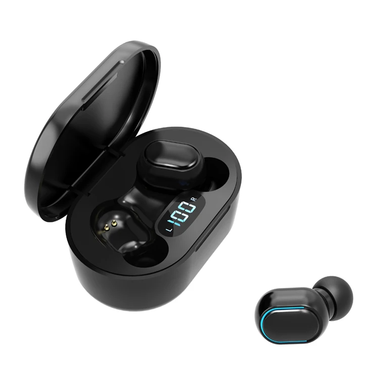 TWS E7S mi airdots earphones high quality tws headphone blue tooth Remi headset wireless earbuds with LED digital display, Black
TWS E7S mi airdots earphones high quality tws headphone blue tooth Remi headset wireless earbuds with LED digital display, Black