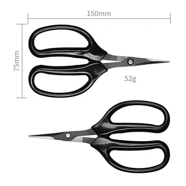 Ultra Sharp Stainless Steel Blades Student Art Craft Scissor Non Stick Coating  Office Scissors Sewing Tailor Shears
