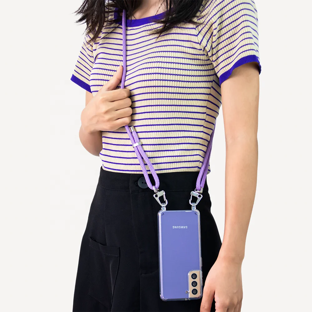 Phone case for iphone 12 pro max phone for Samsung mobile phone case with luxury dacron lanyard pp cord for mobile cases & bag, Transparent
Phone case for iphone 12 pro max phone for Samsung mobile phone case with luxury dacron lanyard pp cord for mobile cases & bag, Transparent